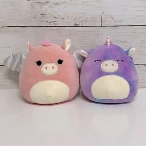 HTF Squishmallows Pandora & Aurora Plush 5” PRICE FIRM